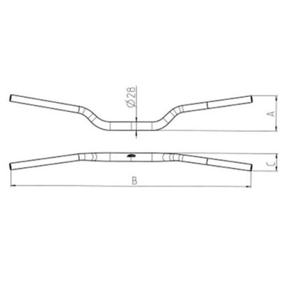 画像2: Handlebar l=760mm, dk=28.5mm orange